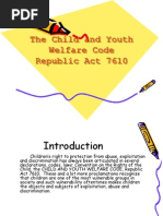 The Child and Youth Welfare Code RA7610