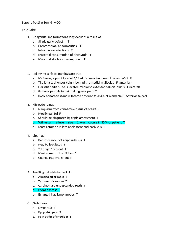 surgery-mcq-exam-questions-for-semester-6-pdf-neoplasms-clinical