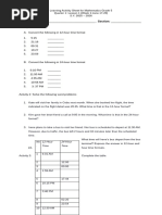 Grade 5 Math Q1 Week 1 Activity Sheets | PDF