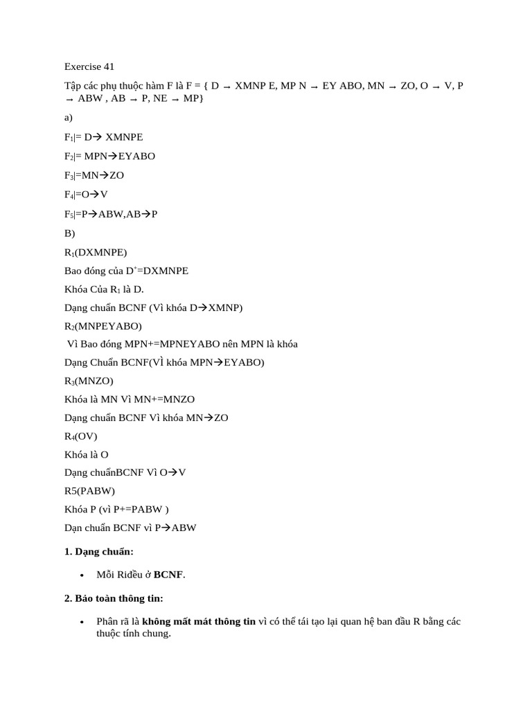 Exercise 41 | PDF