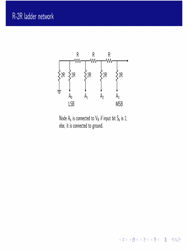 R-2R Ladder Network Overview | PDF