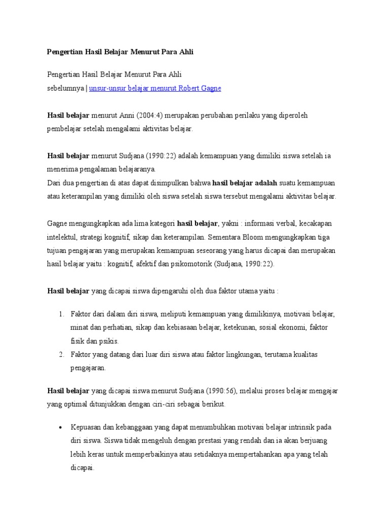 15 Teori Belajar Menurut Para Ahli Terlengkap