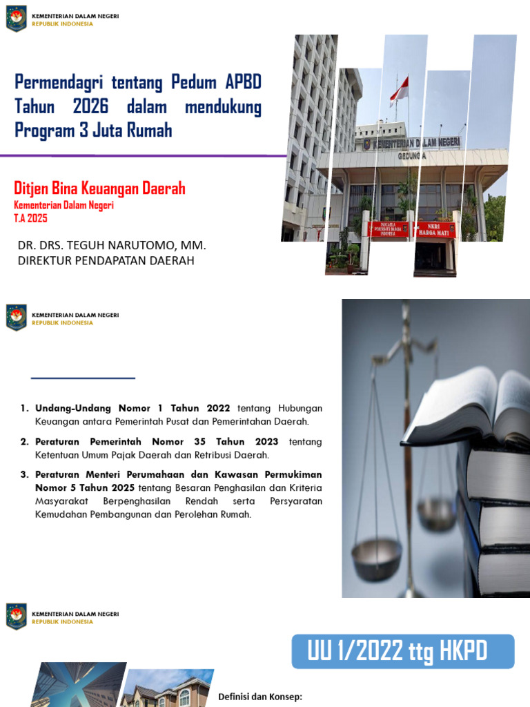 Pedum APBD 2026 untuk Program Rumah | PDF