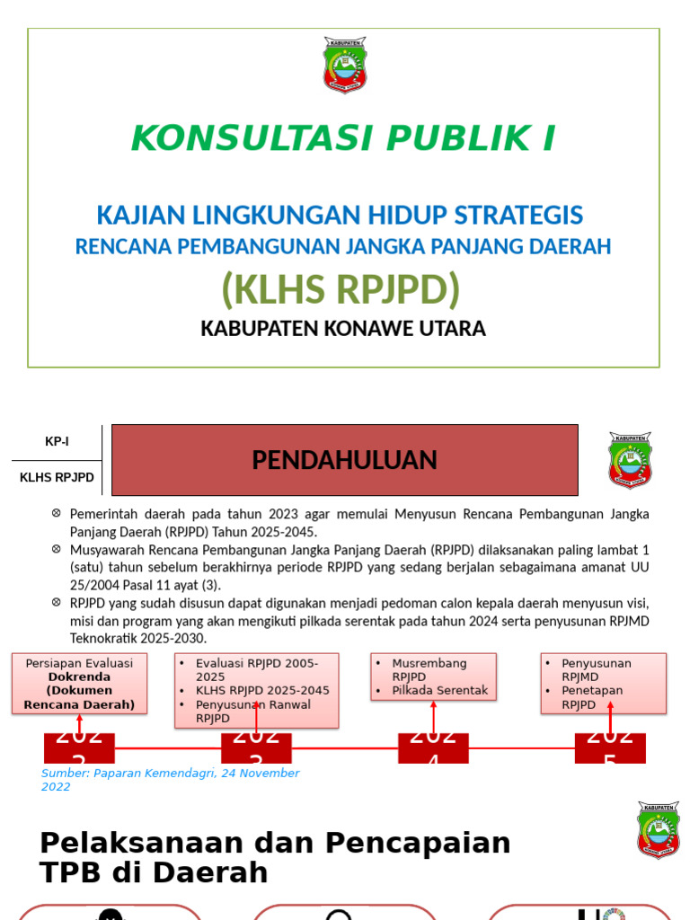 KLHS RPJPD Konawe Utara 2025-2045 | PDF