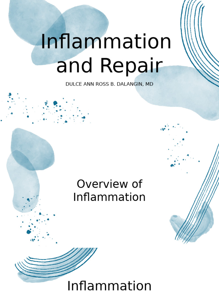 Understanding Inflammation and Repair | PDF | Wound Healing | Inflammation