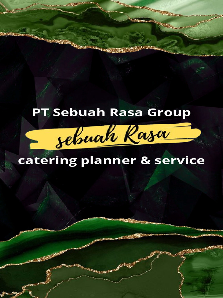 Paket Catering PT Sebuah Rasa Group | PDF