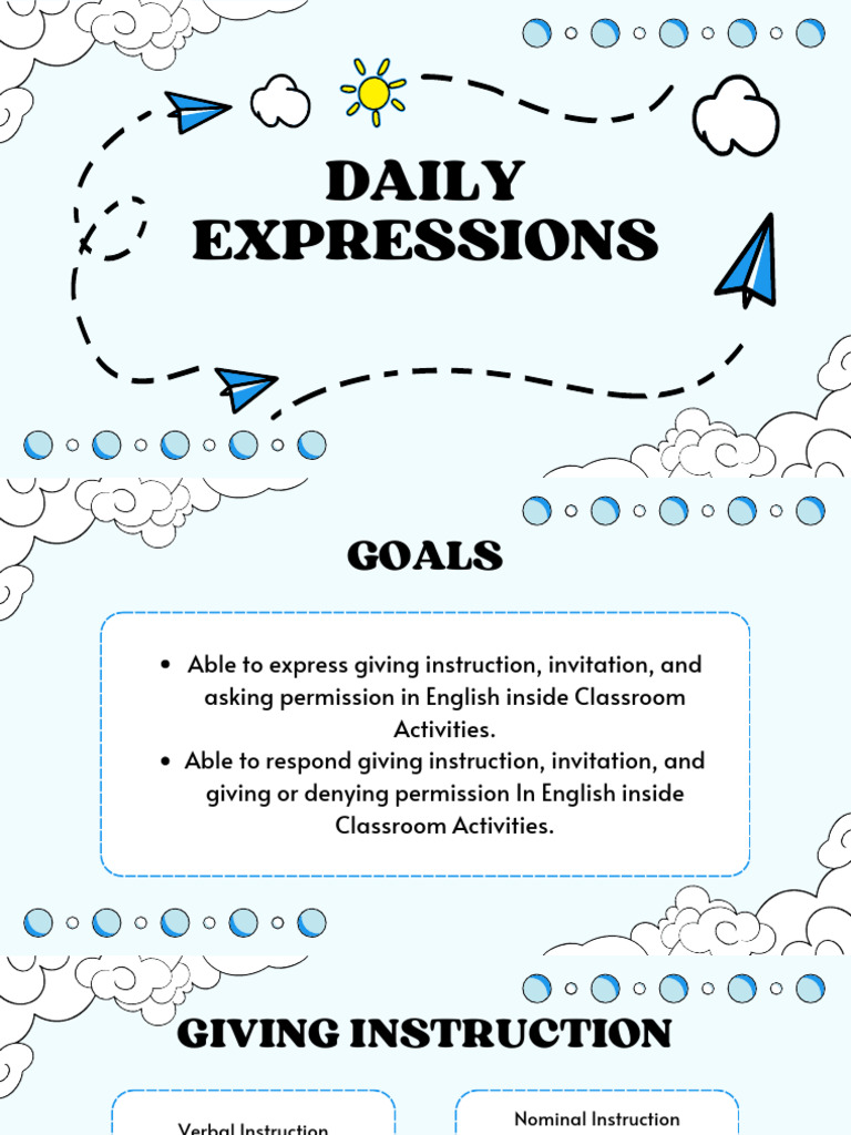 Learning Material For Daily Expression Learning Module | PDF