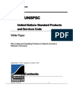Using The UNSPSC: United Nations Standard Products and Services Code White Paper
