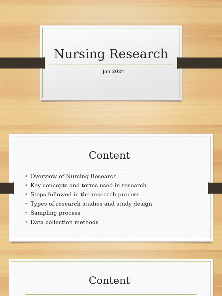 Nursing Research Overview and Methods | PDF | Survey Methodology ...