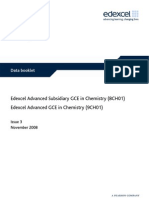 Data Booklet Chemistry