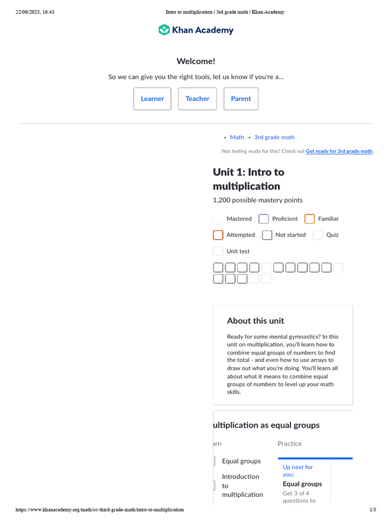 Intro to Multiplication for 3rd Graders | PDF | Multiplication ...