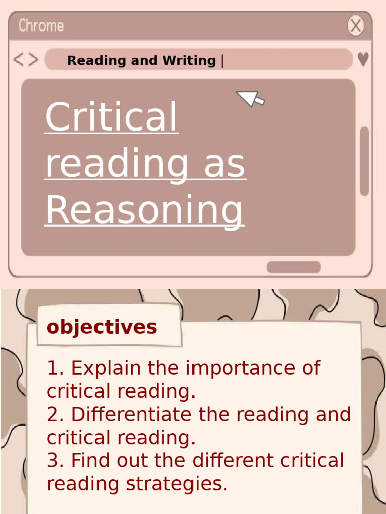 Critical Reading Strategies Explained | PDF | Reading Comprehension ...