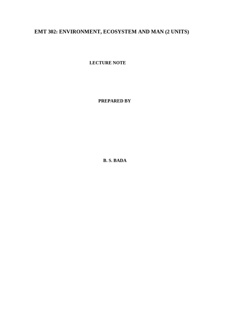 Ecology and Ecosystem Overview | PDF | Ecological Niche | Ecosystem