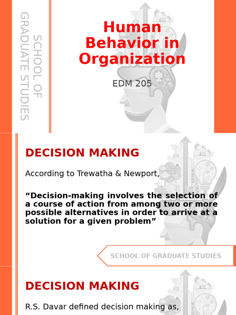 Decision-Making in Organizations | PDF | Decision Making | Chess Openings