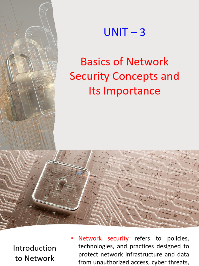 Network Security Fundamentals Overview | PDF | Security | Computer Security