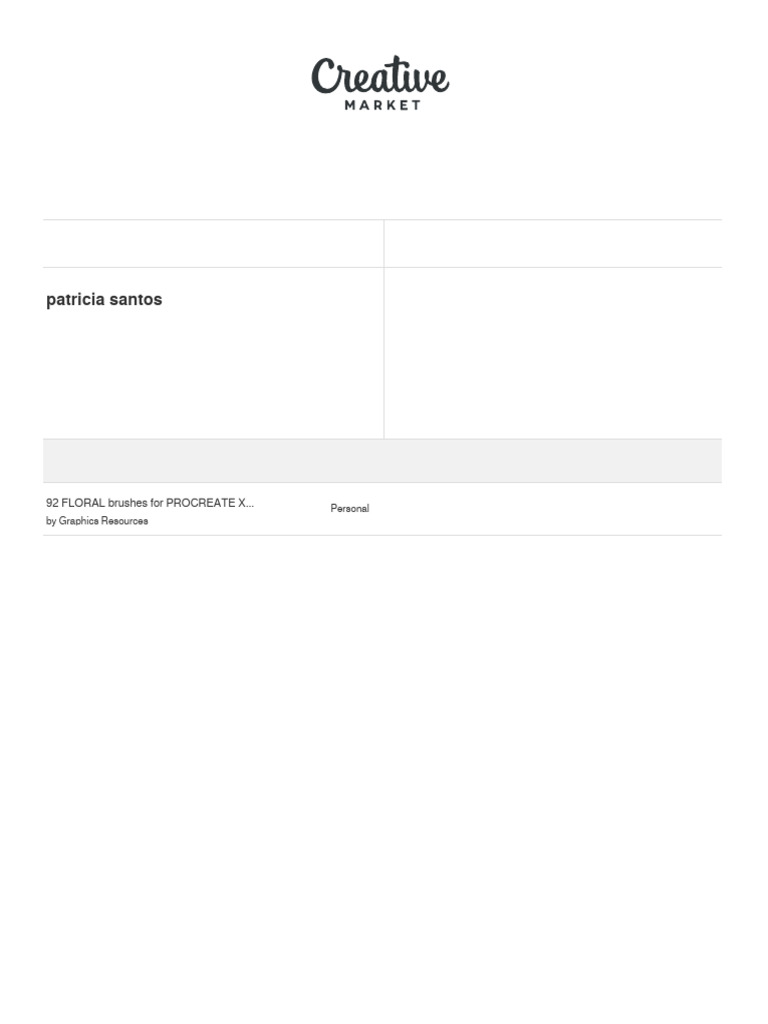Creative Market Invoice for Purchase | PDF | Banking Technology | Payments