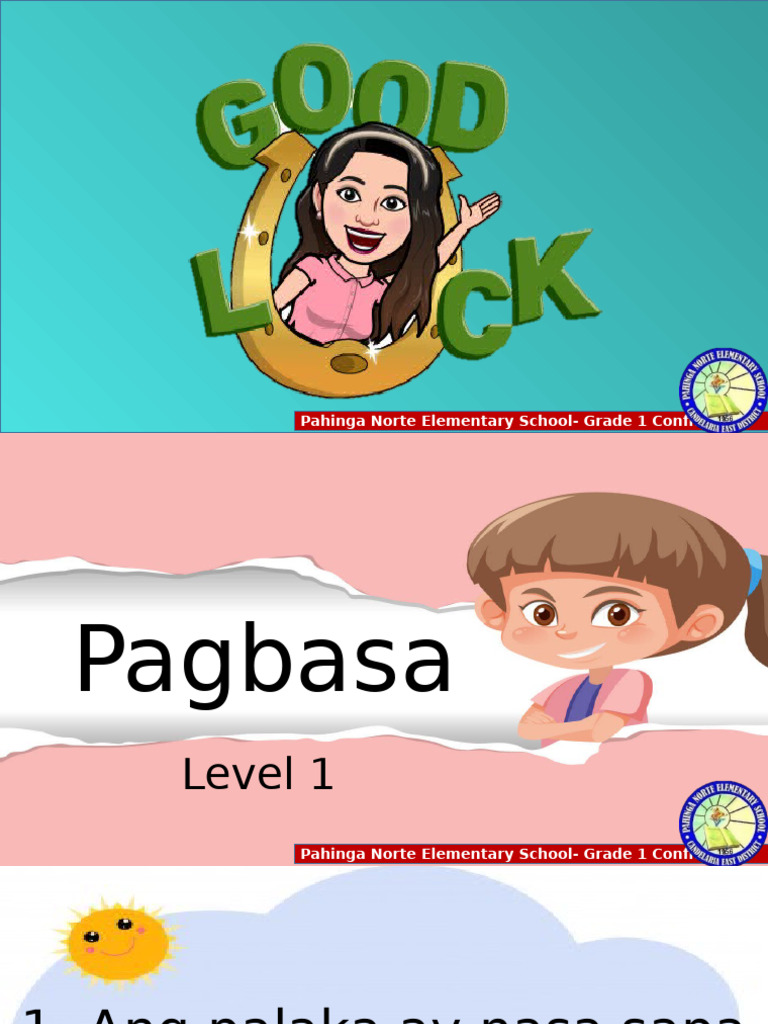 Pahinga Norte Grade 1 Reading Guide | PDF