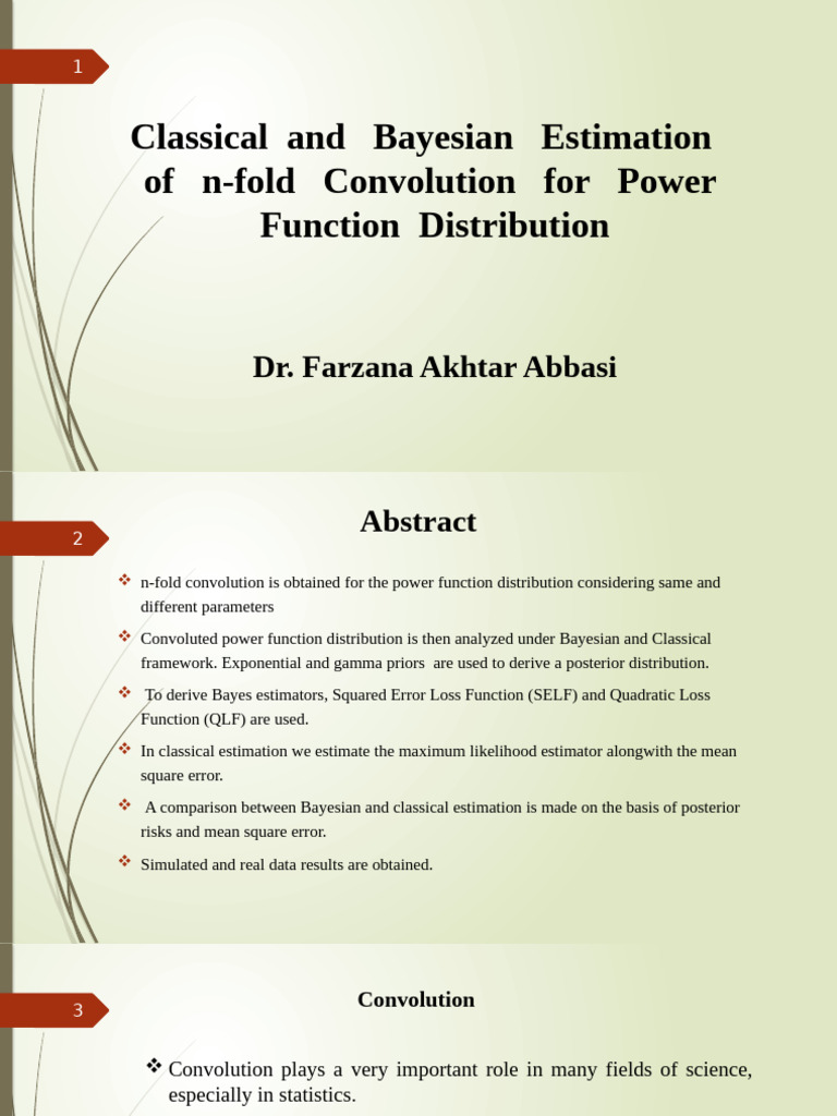 Bayesian vs Classical Estimation of Power Function Distribution | PDF ...
