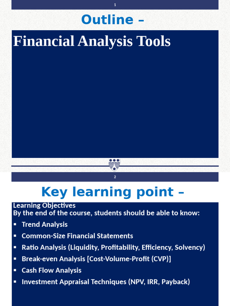Financial Analysis Techniques Overview | PDF | Balance Sheet | Income ...