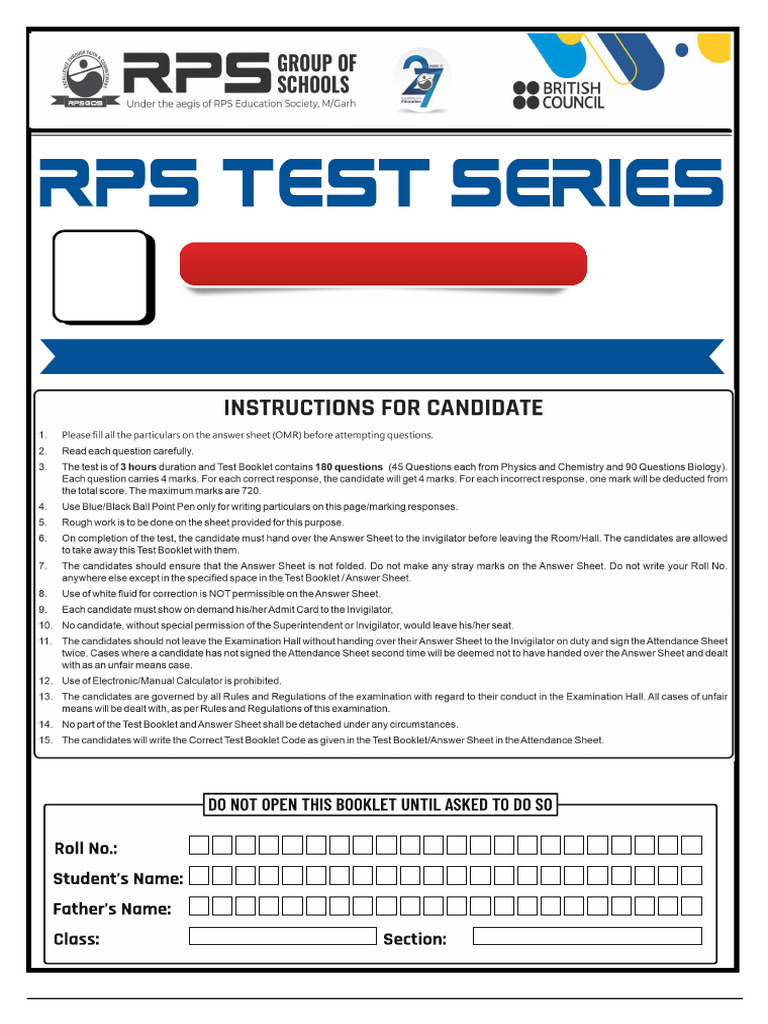 Xii Med Neet Minor Test 3 14 06 2025 PDF Meiosis Mitosis