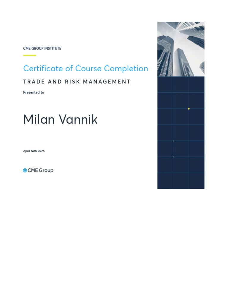 Trade and Risk Management | PDF
