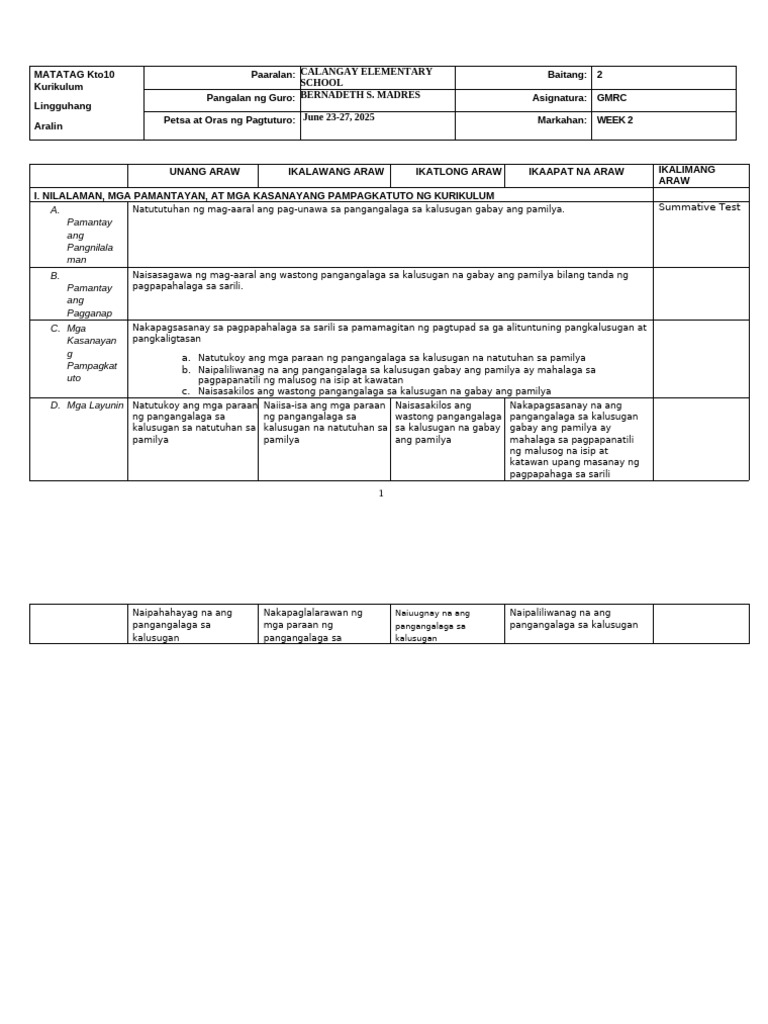 GMRC Week 2 | PDF