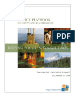 2008 Obp Policy Playbook, Initiative and Cluster Guide-final