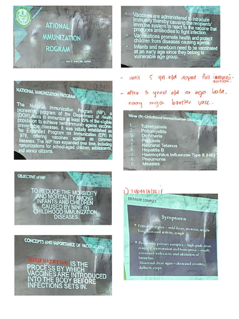 National Immunization Program by Maam Arias | PDF
