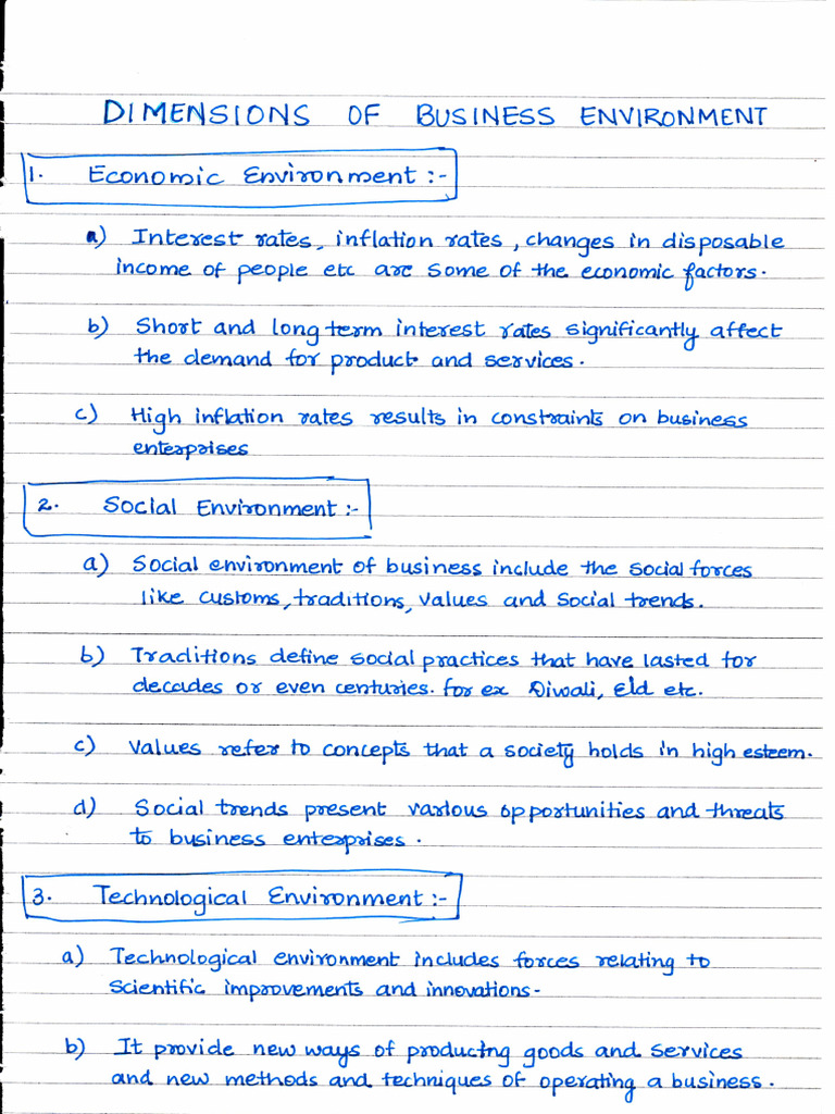 Economic and Social Business Factors | PDF