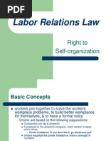 Labor Relations Law: Right To Self-Organization