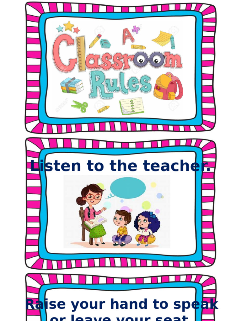 Classroom Rules | PDF