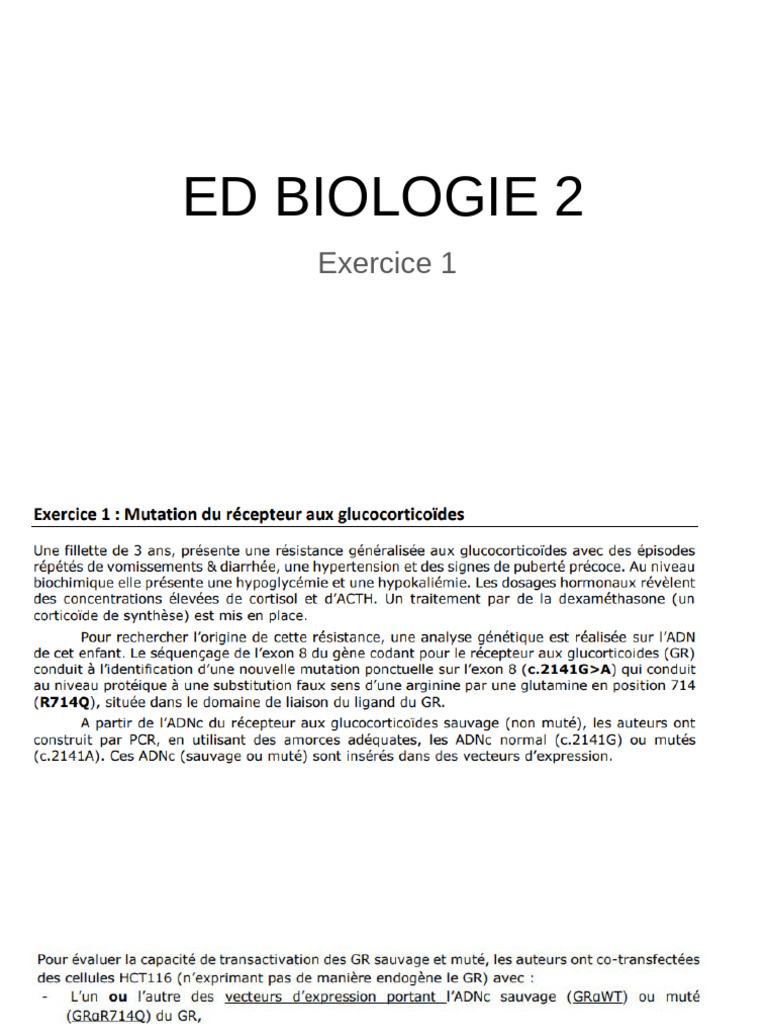 Gène rapporteur : luciférase et translocation | PDF | Gène | Expression ...