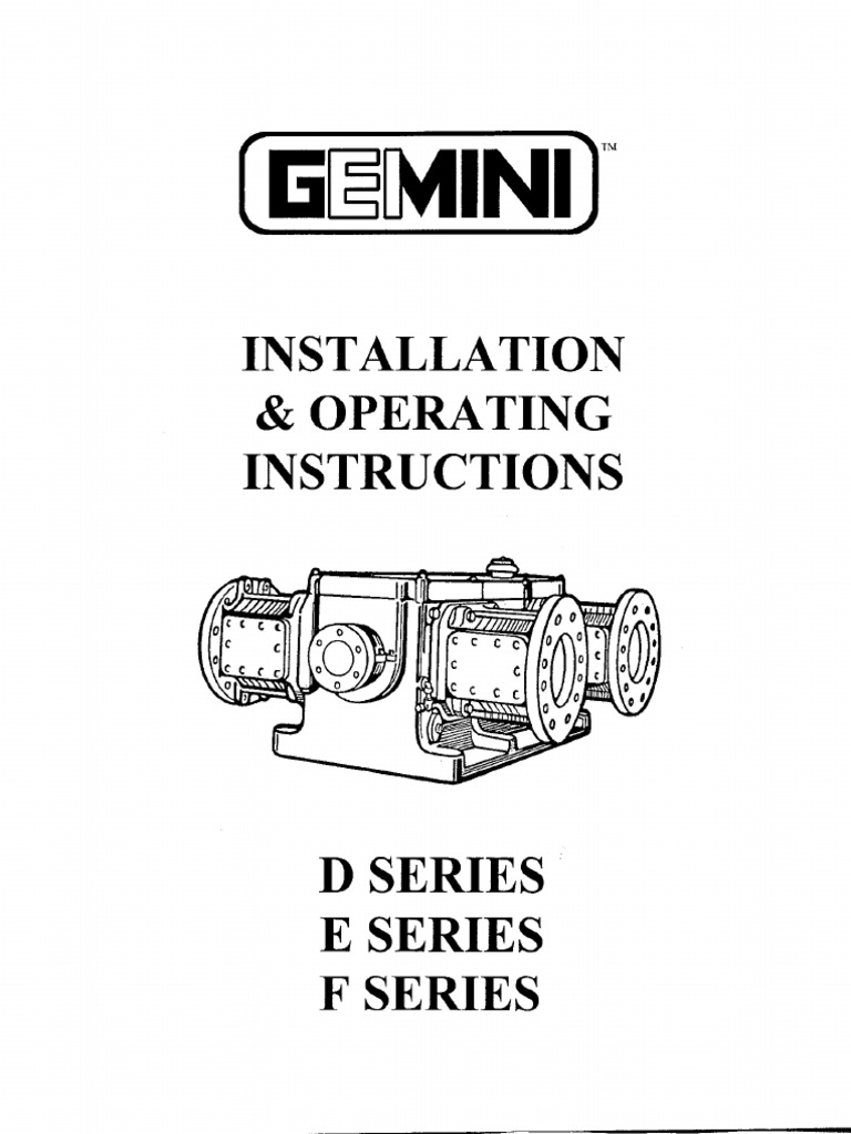 Gemini Compressor Operation Manual | PDF | Leak | Gases