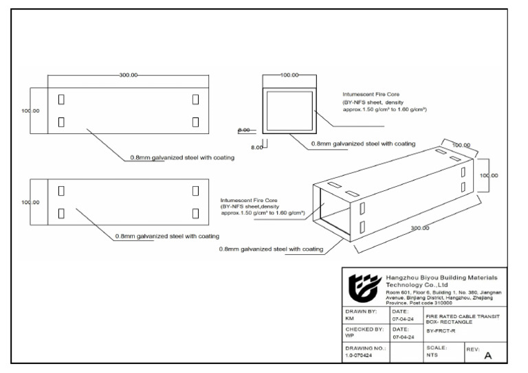 Fire Rated Cable Transit Box-Rectangle | PDF