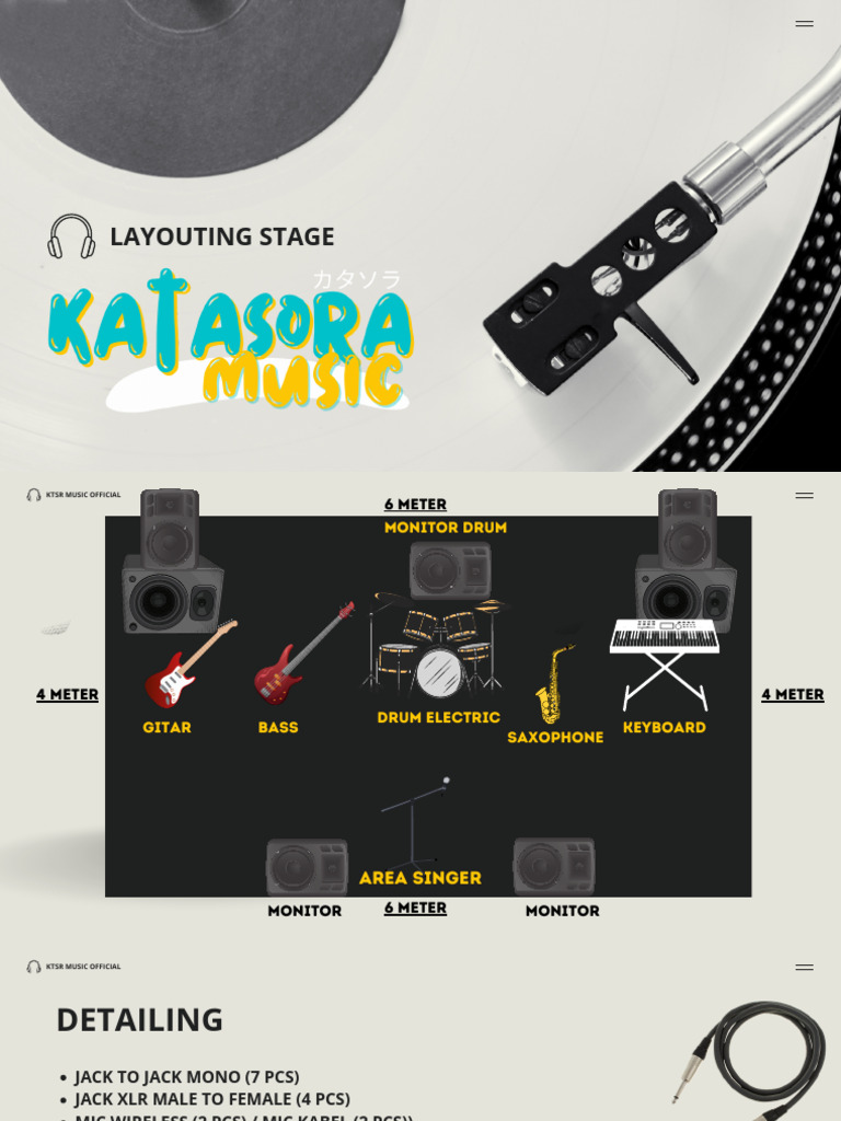 Layout Panggung KTSR Music | PDF
