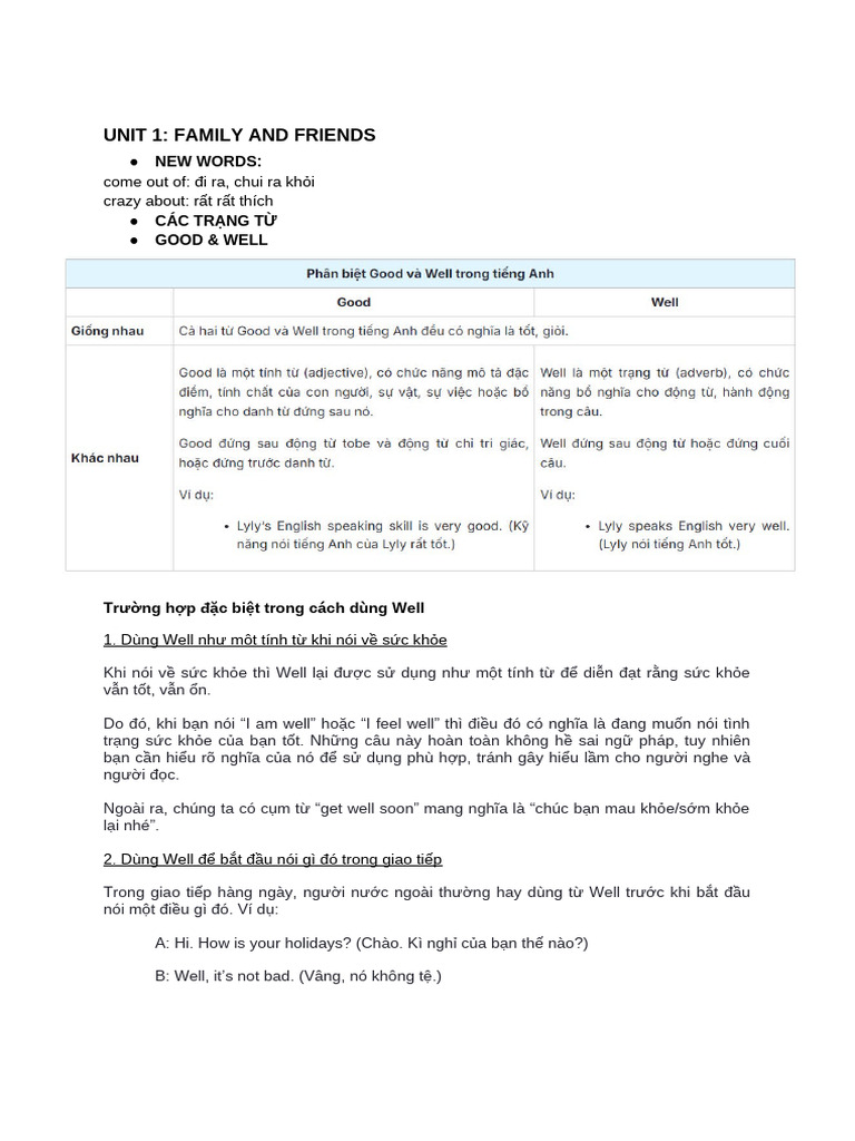 Note For WW5 | PDF