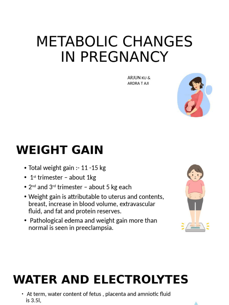 Metabolic Changes During Pregnancy | PDF | Pregnancy | Cholesterol