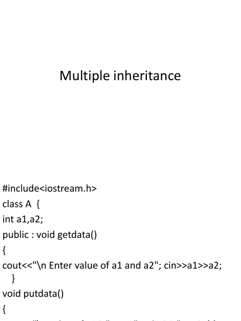Inheritance Prog | PDF | Teaching Mathematics