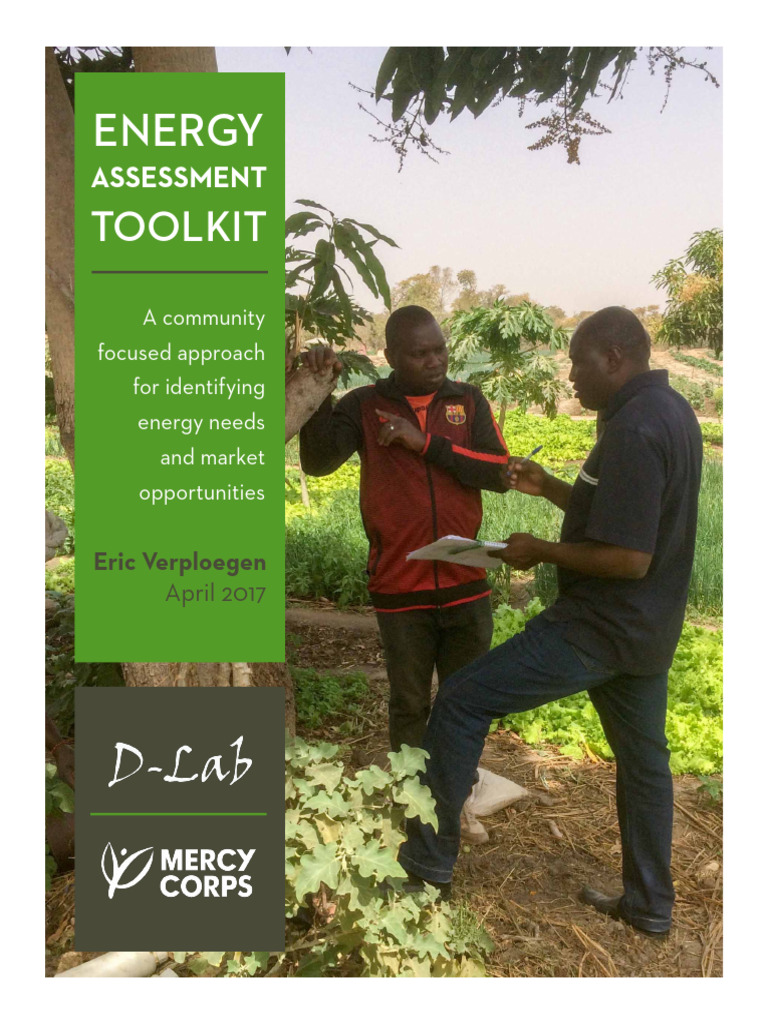 Energy Assessment Toolkit Overview | PDF | Business Model | Off The Grid
