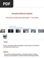 Download  The journey of reforms by integrating ICT  Case of KNH - Connected Kenya - Richard Lesiyampe by ICT AUTHORITY SN87926519 doc pdf