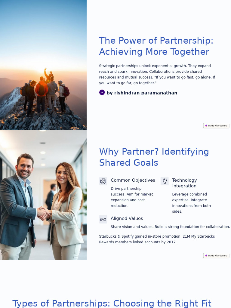 Pa RTNERSHIP | PDF