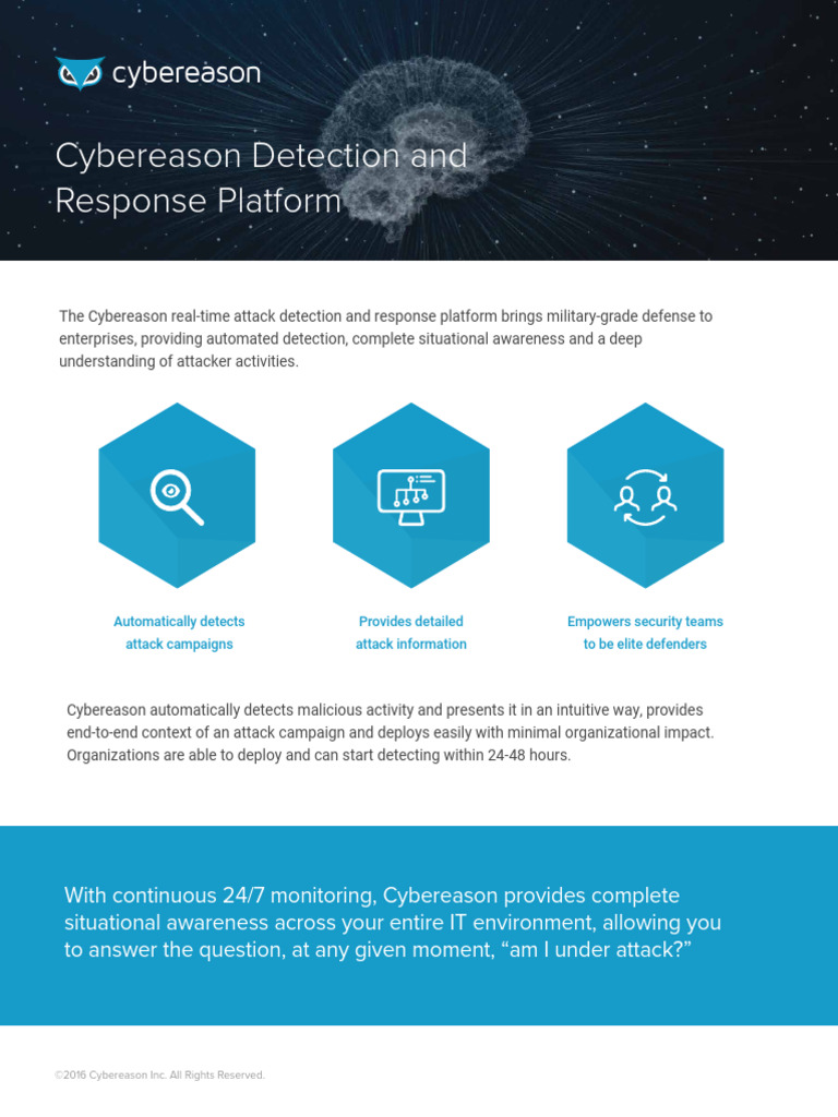 Cybereason Detection & Response Overview | PDF | Computer Security ...