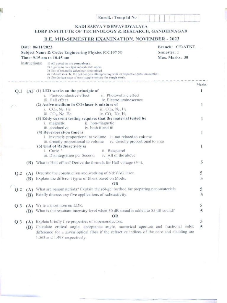 LDRP Phy | PDF