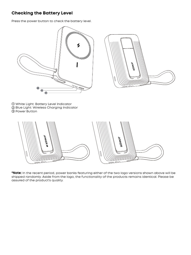 Wireless Charging Power Bank Guide | PDF