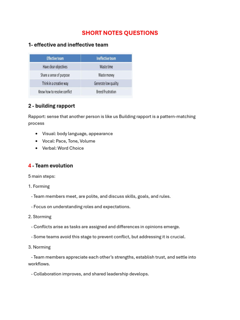Team Dynamics and Communication Strategies | PDF | Personality Type ...