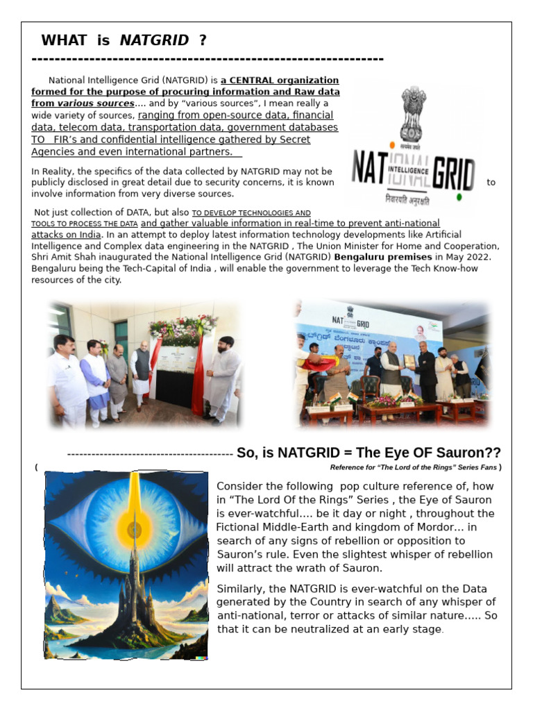 Understanding NATGRID's Role in Security | PDF | National Security ...