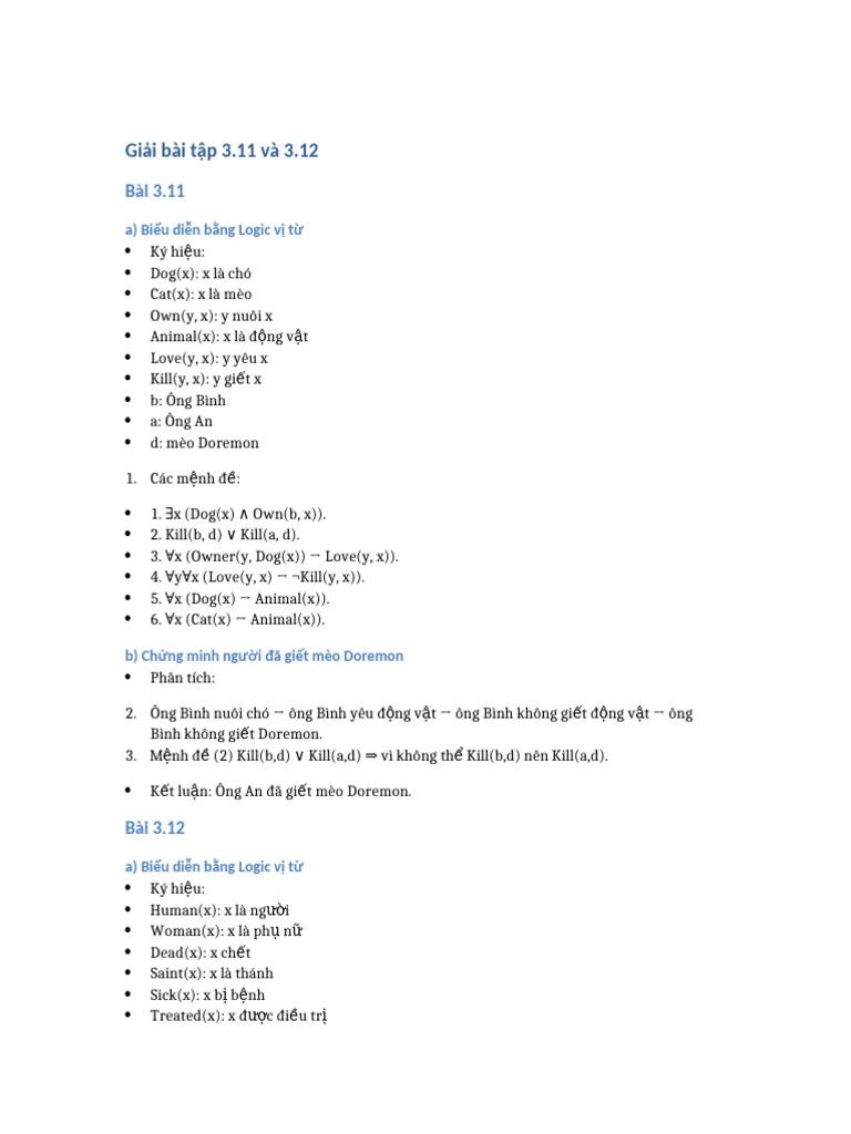 BaiTap 3 11 3 12 Solution | PDF