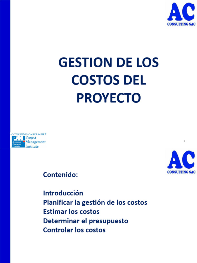 Gestión Efectiva de Costos en Proyectos | PDF | Presupuesto | Business