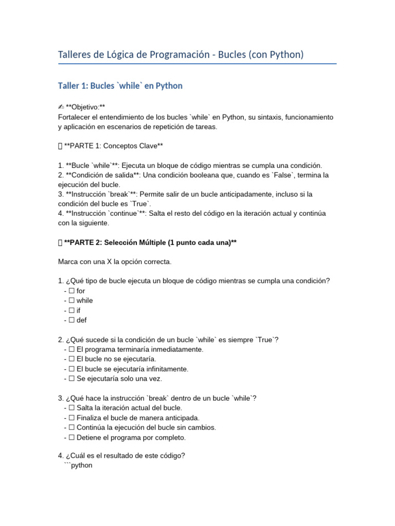 Taller Otro | PDF | Python (lenguaje de programación) | Paradigmas de ...