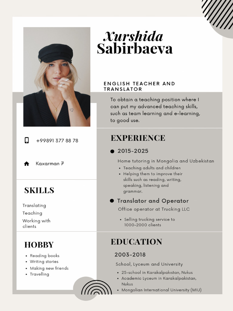 CV Canva | PDF
